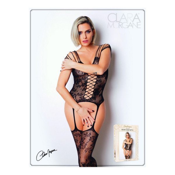 Bodystocking imprimé florale - Le Numéro 10 - Collection Bodystocking 